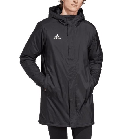 Adidas teamwear Kurtka męska adidas Entrada 22 Stadium czarna IB6076 Adidas teamwear Kurtka męska adidas Entrada 22 Stadium czarna IB6076