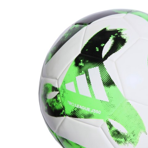 Adidas teamwear Piłka nożna adidas Tiro Junior 350 League biało-zielona HT2427 Adidas teamwear Piłka nożna adidas Tiro Junior 350 League biało-zielona HT2427