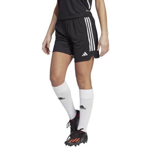 Adidas teamwear Spodenki damskie adidas Tiro 23 League Training Long-Length czarne HS0323 Adidas teamwear Spodenki damskie adidas Tiro 23 League Training Long-Length czarne HS0323