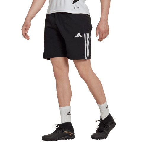 Adidas teamwear Spodenki męskie adidas Tiro 23 Competition Downtime czarne HI4710 Adidas teamwear Spodenki męskie adidas Tiro 23 Competition Downtime czarne HI4710