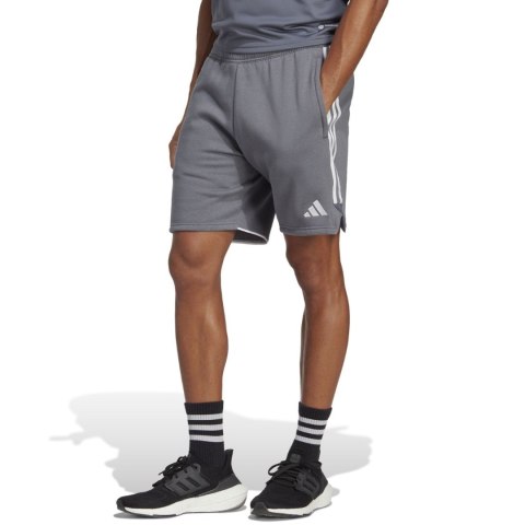 Adidas teamwear Spodenki męskie adidas Tiro 23 League Sweat szare HZ3017 Adidas teamwear Spodenki męskie adidas Tiro 23 League Sweat szare HZ3017