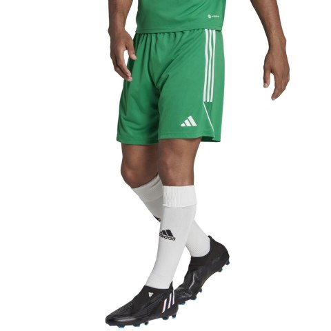 Adidas teamwear Spodenki męskie adidas Tiro 23 League zielone IB8087 Adidas teamwear Spodenki męskie adidas Tiro 23 League zielone IB8087