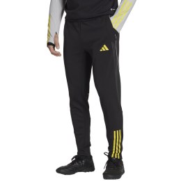 Adidas teamwear Spodnie męskie adidas Tiro 23 Competition Training czarno-żółte HU1317