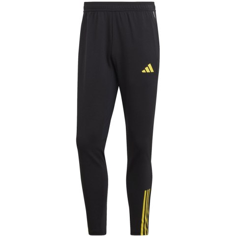 Adidas teamwear Spodnie męskie adidas Tiro 23 Competition Training czarno-żółte HU1317 Adidas teamwear Spodnie męskie adidas Tiro 23 Competition Training czarno-żółte HU1317