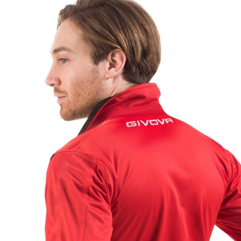 Givova Dres Givova Tuta Visa Triacetato czerwono-czarny TR018 1210 Givova Dres Givova Tuta Visa Triacetato czerwono-czarny TR018 1210