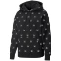 Puma Bluza damska Puma Brand Love AOP Hoodie FL czarna 535706 01