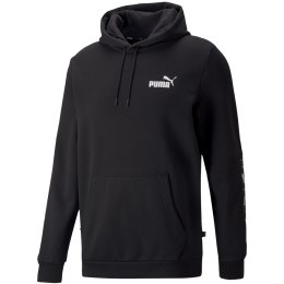 Puma Bluza męska Puma ESS+ Tape Hoodie FL czarna 849040 01