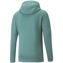 Puma Bluza męska Puma teamFINAL Casuals Hooded Jkt zielona 657383 34