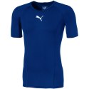 Puma Koszulka męska Puma LIGA Baselayer SS niebieska 655918 02