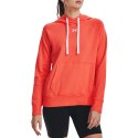 Under Armour Bluza damska Under Armour Rival Fleece HB Hoodie pomarańczowa 1356317 877