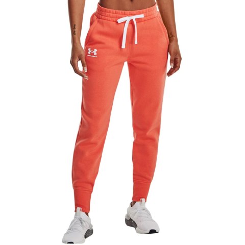 Under Armour Spodnie damskie Under Armour Rival Fleece pomarańczowe 1356416 877 Under Armour Spodnie damskie Under Armour Rival Fleece pomarańczowe 1356416 877
