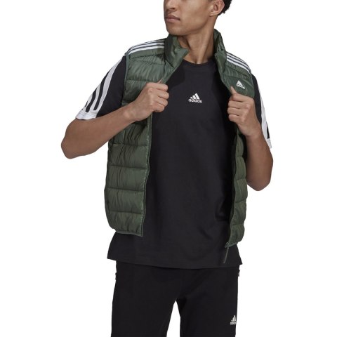 Adidas Kamizelka męska adidas Essentials Down Vest zielona HK4650 Adidas Kamizelka męska adidas Essentials Down Vest zielona HK4650