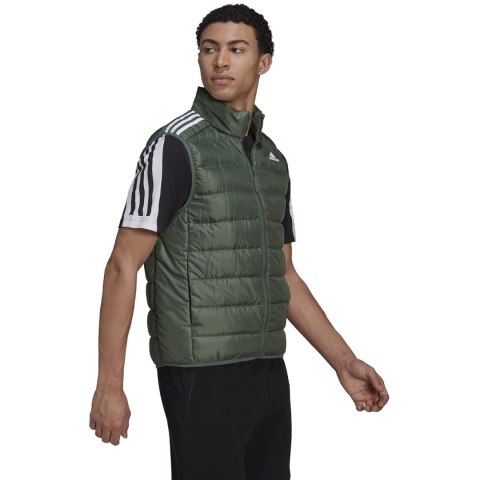 Adidas Kamizelka męska adidas Essentials Down Vest zielona HK4650 Adidas Kamizelka męska adidas Essentials Down Vest zielona HK4650