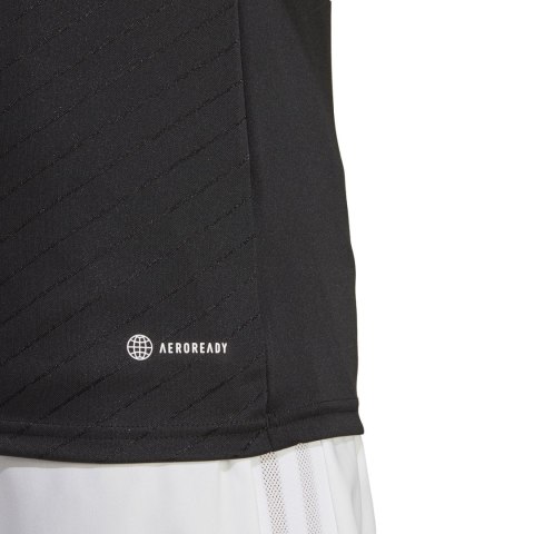 Adidas teamwear Koszulka męska adidas Campeon 23 Jersey czarna HR2623 Adidas teamwear Koszulka męska adidas Campeon 23 Jersey czarna HR2623