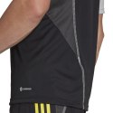 Adidas teamwear Koszulka męska adidas Tiro 23 Competition Jersey czarno-szara HU1295