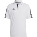 Adidas teamwear Koszulka męska adidas Tiro 23 Competition Polo biała IC4575