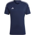 Adidas teamwear Koszulka męska adidas Tiro 23 League Jersey granatowa HR4608 Adidas teamwear Koszulka męska adidas Tiro 23 League Jersey granatowa HR4608