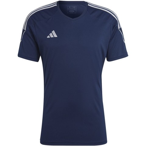 Adidas teamwear Koszulka męska adidas Tiro 23 League Jersey granatowa HR4608 Adidas teamwear Koszulka męska adidas Tiro 23 League Jersey granatowa HR4608