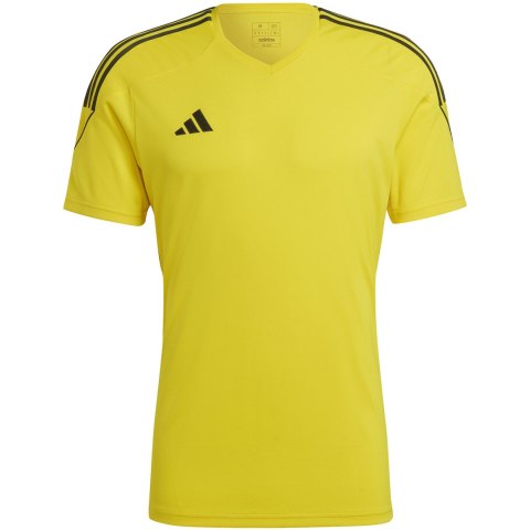 Adidas teamwear Koszulka męska adidas Tiro 23 League Jersey żółta HR4609 Adidas teamwear Koszulka męska adidas Tiro 23 League Jersey żółta HR4609