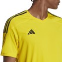 Adidas teamwear Koszulka męska adidas Tiro 23 League Jersey żółta HR4609 Adidas teamwear Koszulka męska adidas Tiro 23 League Jersey żółta HR4609