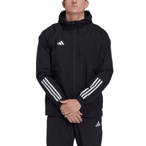 Adidas teamwear Kurtka męska adidas Tiro 23 Competition All-Weather czarna HK7656 Adidas teamwear Kurtka męska adidas Tiro 23 Competition All-Weather czarna HK7656