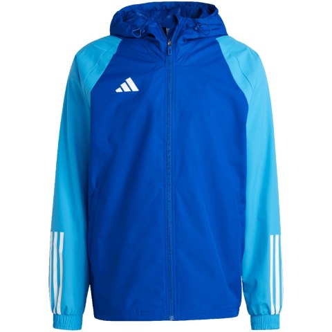 Adidas teamwear Kurtka męska adidas Tiro 23 Competition All Weather niebieska IC4572