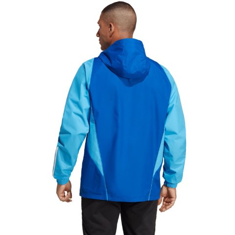 Adidas teamwear Kurtka męska adidas Tiro 23 Competition All Weather niebieska IC4572 Adidas teamwear Kurtka męska adidas Tiro 23 Competition All Weather niebieska IC4572