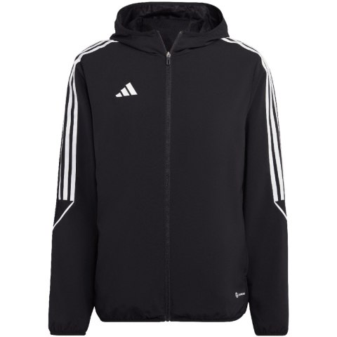 Adidas teamwear Kurtka męska adidas Tiro 23 League Windbreaker czarna HZ9066