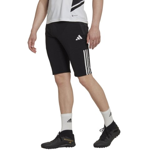 Adidas teamwear Spodenki męskie adidas Tiro 23 Competition Training Half czarne HE5659 Adidas teamwear Spodenki męskie adidas Tiro 23 Competition Training Half czarne HE5659