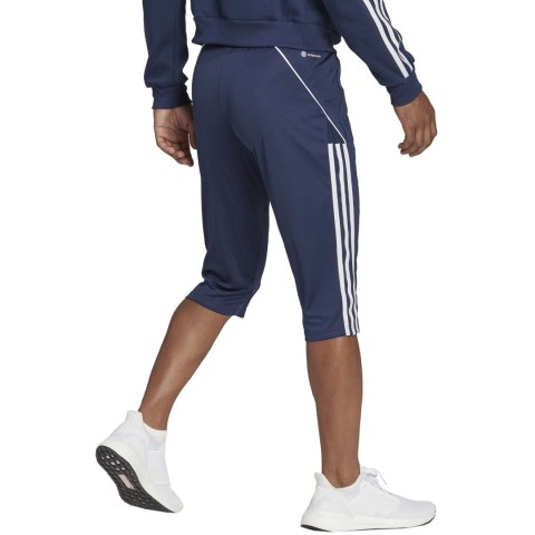 Adidas teamwear Spodnie męskie adidas Tiro 23 League 3/4 granatowe HS7235 Adidas teamwear Spodnie męskie adidas Tiro 23 League 3/4 granatowe HS7235