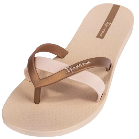 Ipanema Klapki damskie Ipanema Kirei Fem beżowo-złote 81805-AG219 Ipanema Klapki damskie Ipanema Kirei Fem beżowo-złote 81805-AG219
