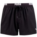 Puma Spodenki kąpielowe męskie Puma Logo Short Lenght czarne 907659 03