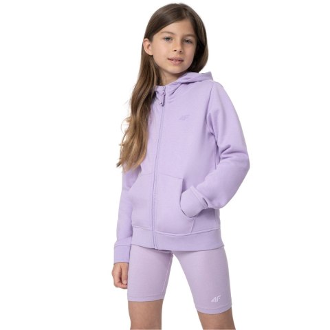 4F Bluza dla dziewczynki 4F jasny fiolet 4FJSS23TSWSF216 52S 4F Bluza dla dziewczynki 4F jasny fiolet 4FJSS23TSWSF216 52S