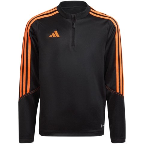 Adidas Bluza dla dzieci adidas Tiro 23 Club Training Top czarno-pomarańczowa HZ0186