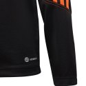 Adidas Bluza dla dzieci adidas Tiro 23 Club Training Top czarno-pomarańczowa HZ0186