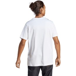 Adidas Koszulka męska adidas Essentials Single Jersey 3-Stripes Tee biała IC9336