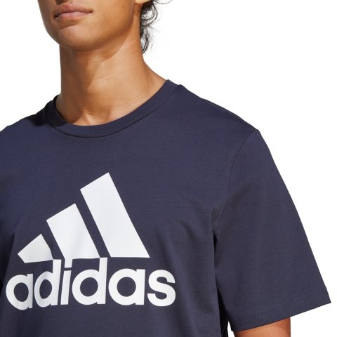 Adidas Koszulka męska adidas Essentials Single Jersey 3-Stripes Tee granatowa IC9348 Adidas Koszulka męska adidas Essentials Single Jersey 3-Stripes Tee granatowa IC9348
