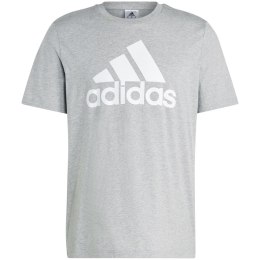 Adidas Koszulka męska adidas Essentials Single Jersey 3-Stripes Tee szara IC9350
