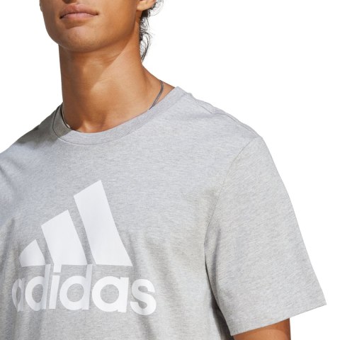 Adidas Koszulka męska adidas Essentials Single Jersey 3-Stripes Tee szara IC9350 Adidas Koszulka męska adidas Essentials Single Jersey 3-Stripes Tee szara IC9350