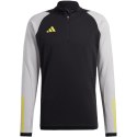 Adidas teamwear Bluza męska adidas Tiro 23 Competition Training Top czarno-szara HU1307