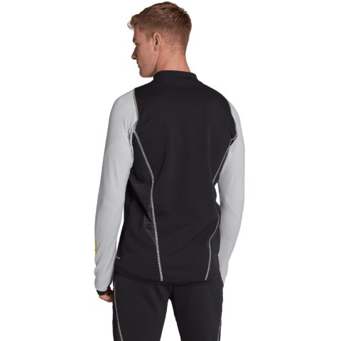 Adidas teamwear Bluza męska adidas Tiro 23 Competition Training Top czarno-szara HU1307 Adidas teamwear Bluza męska adidas Tiro 23 Competition Training Top czarno-szara HU1307