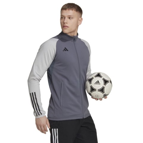 Adidas teamwear Bluza męska adidas Tiro 23 Competition Training szara HP1908 Adidas teamwear Bluza męska adidas Tiro 23 Competition Training szara HP1908