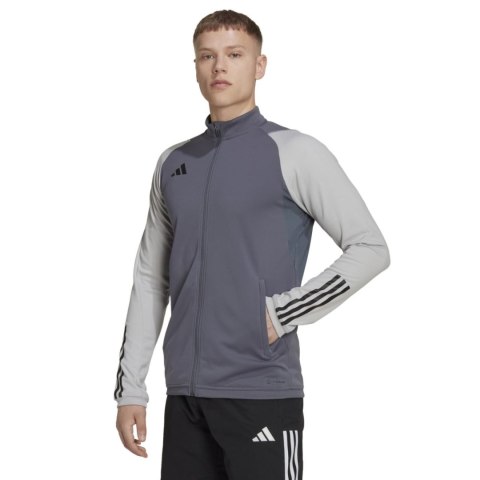 Adidas teamwear Bluza męska adidas Tiro 23 Competition Training szara HP1908 Adidas teamwear Bluza męska adidas Tiro 23 Competition Training szara HP1908