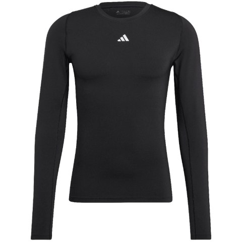 Adidas teamwear Koszulka męska adidas Techfit Aeroready Long Sleeve Tee czarna HP0626