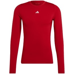 Adidas teamwear Koszulka męska adidas Techfit Aeroready Long Sleeve Tee czerwona HP0639