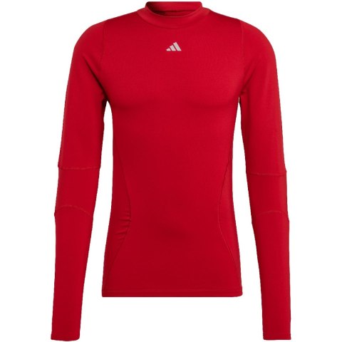 Adidas teamwear Koszulka męska adidas Techfit COLD.RDY Long Sleeve czerwona HP0572