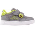 Kappa Buty dla dzieci Kappa PIO M Sneakers szaro-limonkowe 280023M 1633