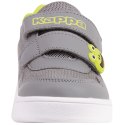 Kappa Buty dla dzieci Kappa PIO M Sneakers szaro-limonkowe 280023M 1633