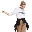 Adidas Bluza damska adidas Essentials Linear French Terry biała IC6879