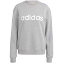 Adidas Bluza damska adidas Essentials Linear French Terry szara IC6880